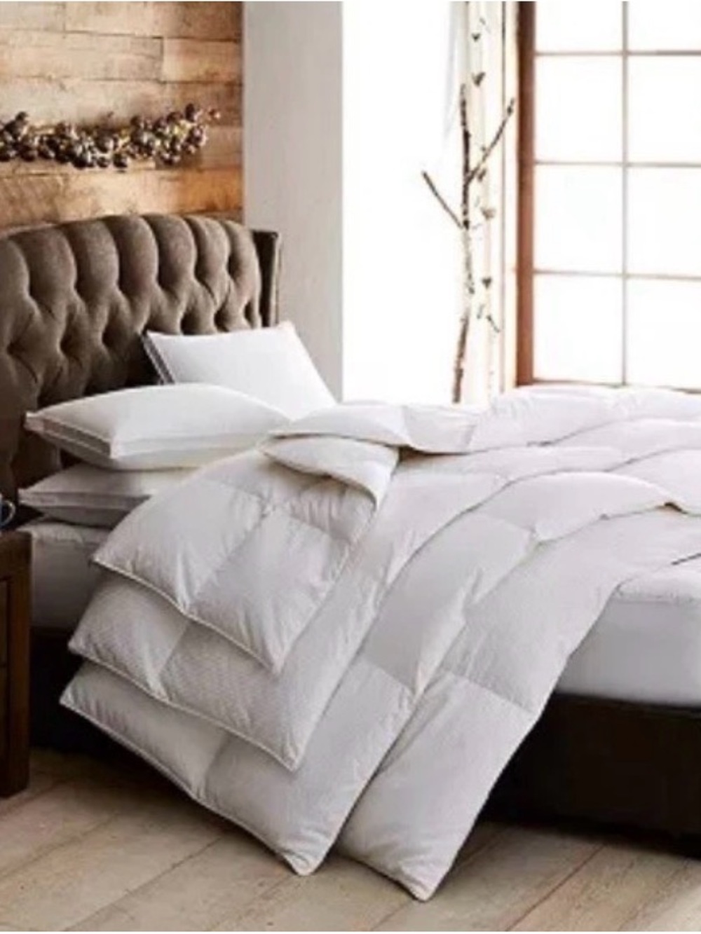 Hotel Collection Goose Down European White Comforter-Full/Queen 94x96